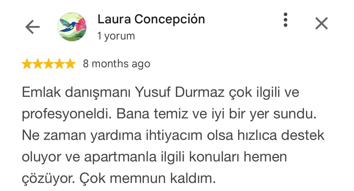 Google müşteri yorumu 19